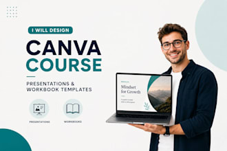 design canva presentation and workbook templates