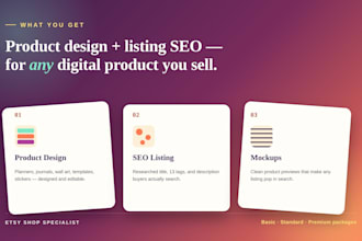 create 7 figure etsy digital products, setup etsy store, and boost etsy SEO