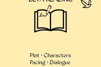 beta read your story and give honest feedback
