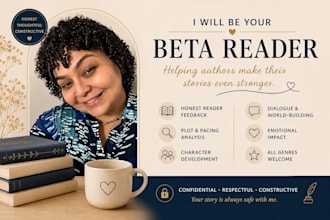 be your honest beta reader and provide thoughtful feedback