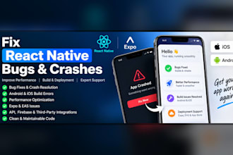 fix react native bugs, crashes, and performance issues