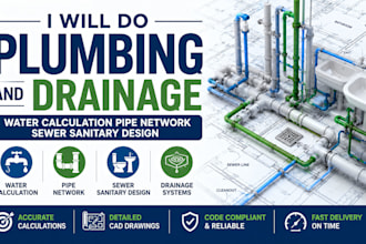 do plumbing and drainage water calculation pipe network sewer sanitary design