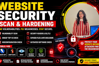 scan your website for vulnerabilities and harden its security