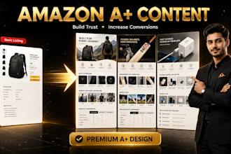 design premium amazon a plus content ebc pages
