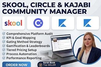 setup and manage your skool circle kajabi community
