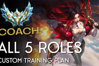 professionally coach you in league of legends challenger sale