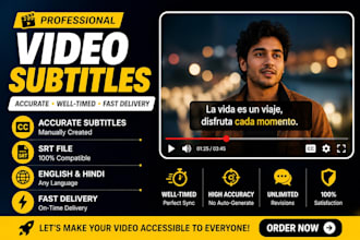 create accurate subtitles and captions for your videos