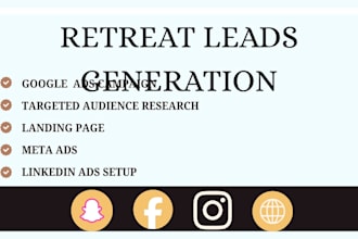retreat leads retreat marketing leads