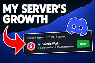 do discord server promotion, promote your discord server to my huge audience