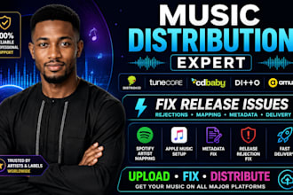fix distrokid tunecore cd baby music distribution and release issues