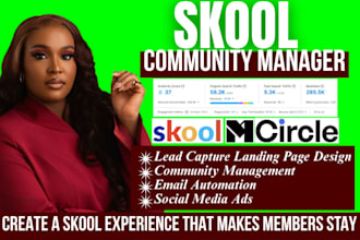setup your skool community, skool course creation and skool community manager
