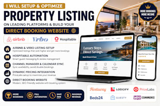 list your airbnb listing to vrbo, booking, hotel website hospitable