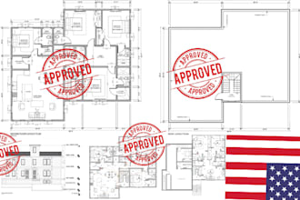 create california texas florida architectural building permit drawings
