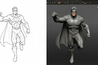 convert 2d image to 3d model, png to stl obj, stl file for 3d printing