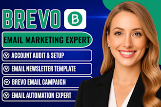setup brevo email marketing automation campaign design email newsletter template