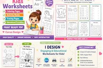 create engaging kids worksheets, coloring pages, activities
