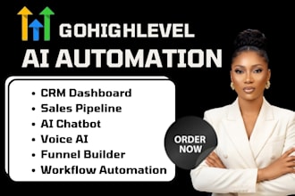 setup gohighlevel funnel automation ai chatbot and voice agent