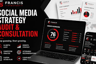 audit your social media and create a custom growth strategy