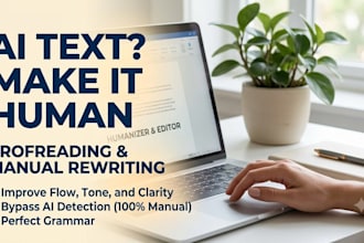 manually edit, rewrite and humanize ai content