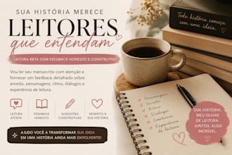 beta reader feedback para autores