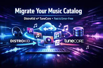 fix and migrate your music distribution on distrokid and tunecore