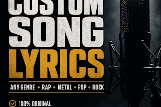 write lyrics for metal and rock songs