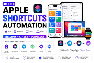 build apple shortcuts ios mac ipad iphone automation telegram automation ai siri