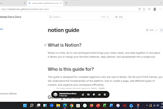 write technical documentation for your app