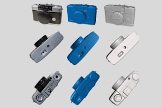 do reverse engineering, 3d scan, stl to cad, mesh to step and solidworks cad
