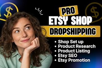 do etsy dropshipping shop setup, etsy dropshipping product listing, etsy SEO