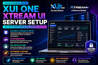 setup latest xui one server, xtream ui server, api integration and ssl