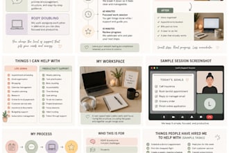 be your virtual body double and accountability partner