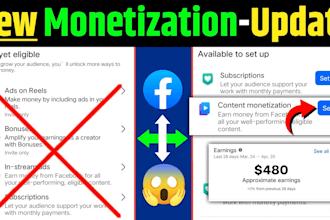 setup ready to earn facebook page monetization, meta ads manager to earn