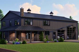 create premium barndominium pole barn architecture and custom home design