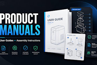 create assembly instructions with exploded views and line art