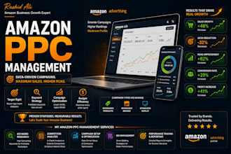 manage, optimize amazon PPC ads to lower acos and grow sales