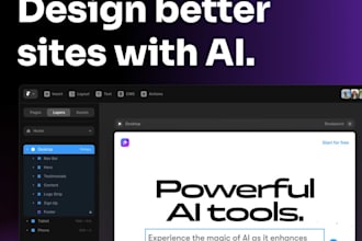 design looka website redesign webflow framer looka website