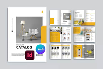 design industrial product catalog brochure for oem machinery part distributor