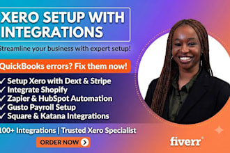 setup xero with dext stripe shopify integrate zapier hubspot gusto square katana