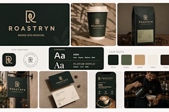 do a modern logo redesign and brand identity refresh for your business