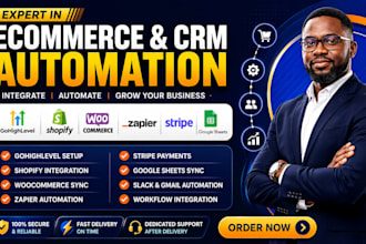 gohighlevel shopify woocommerce zapier google sheets stripe slack integration