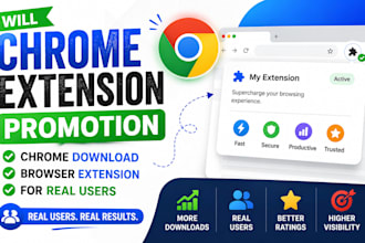 chrome extension promotion, chrome download, browser extension for real users