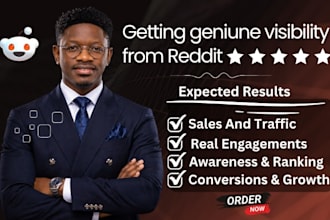 rank and grow business web app or product items using reddit seo posts