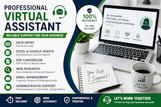 be your reliable virtual assistant for administrative support