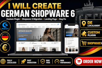 create german shopware 6 custom plugin migrate shopware 5 landing page fix bug