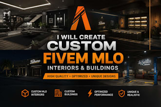 create custom fivem mlo interiors, building