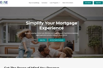 build squarespace mortgage broker website loan broker website refinance website