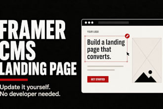 build framer cms landing page framer landing page, framer cms