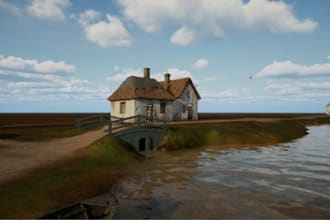 design 3d game environment  linear game levels terrain asset for unity and ue5