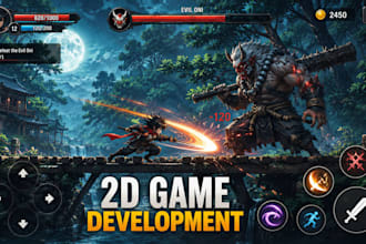 develop mobile game using cocos2d, defold, phaser, godot, html5, mugen, 2d game